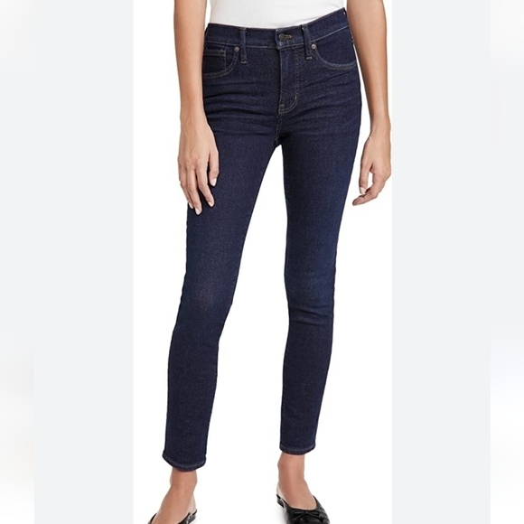 Madewell 9" Mid-rise Skinny Jeans 28 Stretch - Picture 1 of 9